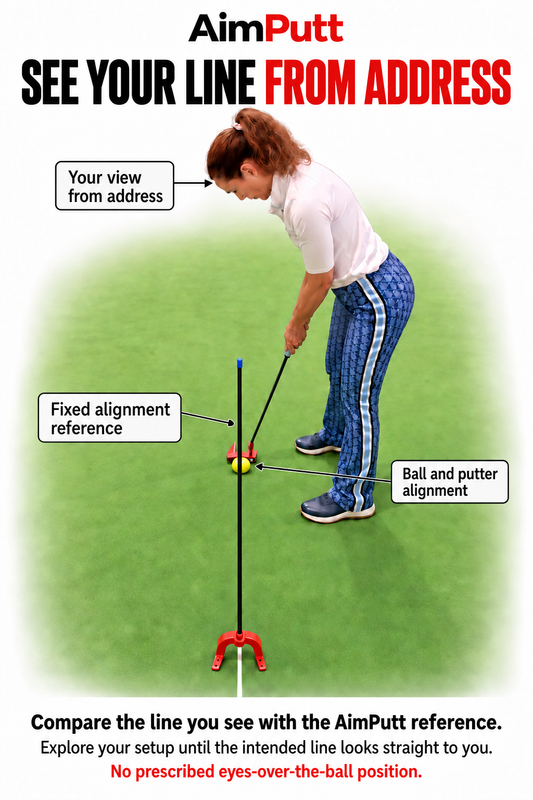Learn to See Your Putting Line with Confidence Using AimPutt