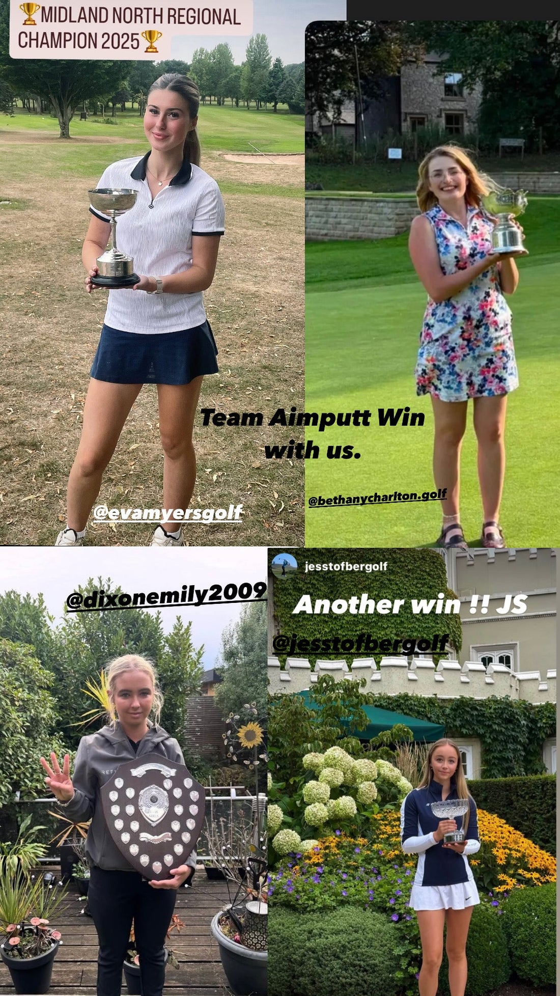 2025 Another Successful Year for Aimputt on the course!!