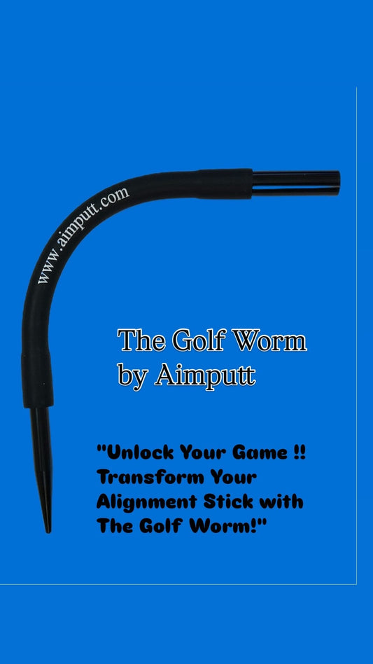 "Unlock Your Golf Game !! Transform Your Alignment Stick with The Golf Worm!"