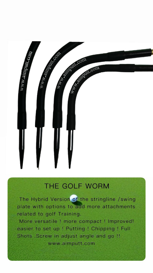 Transform your Alignment Sticks with The Golf Worm.