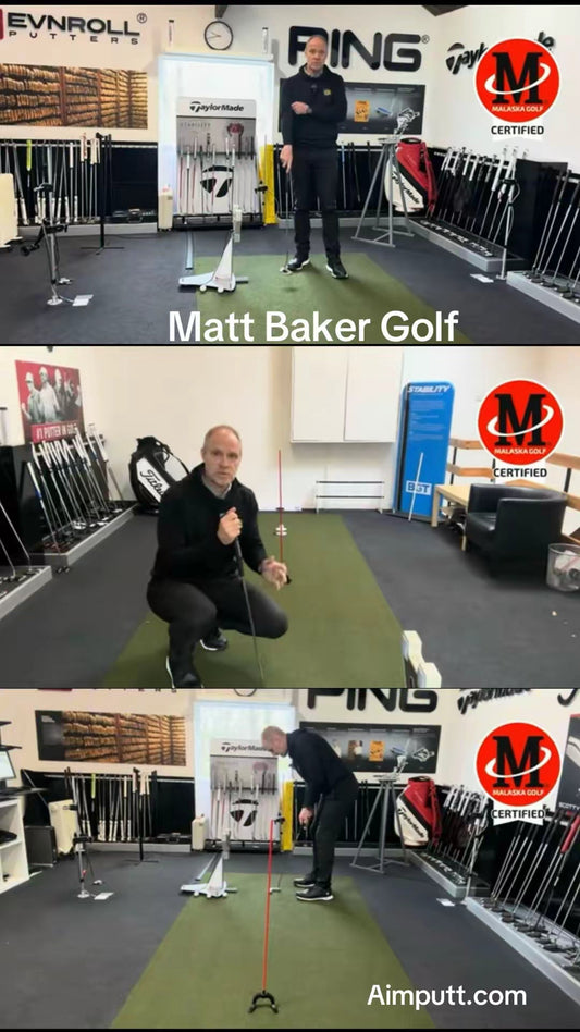 Matt Baker pga YouTube video on Aimputt
