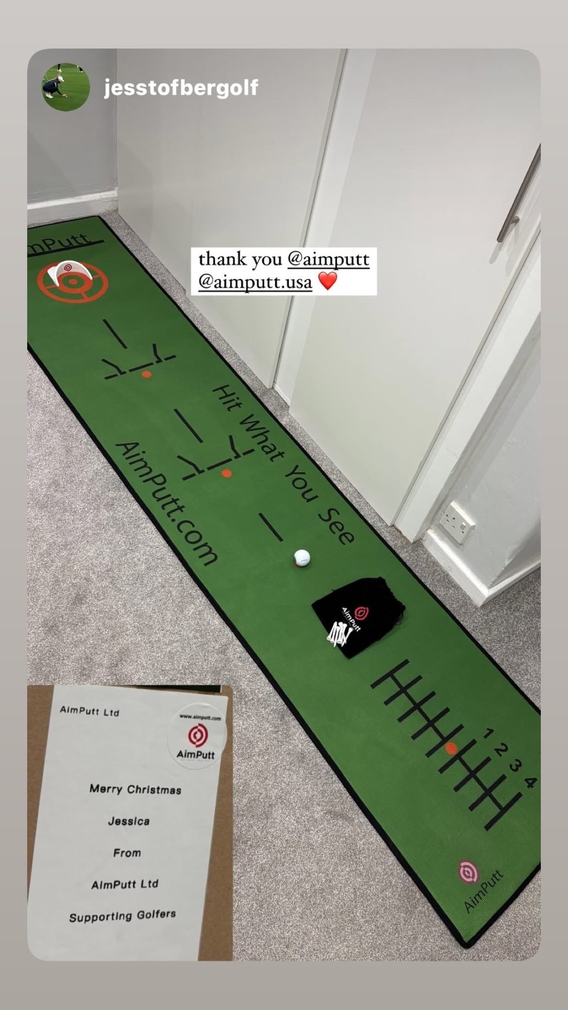 Indoor Golf Putting Mat