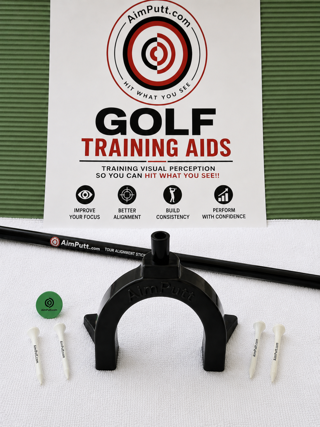 Aimputt Putting Training Aid .