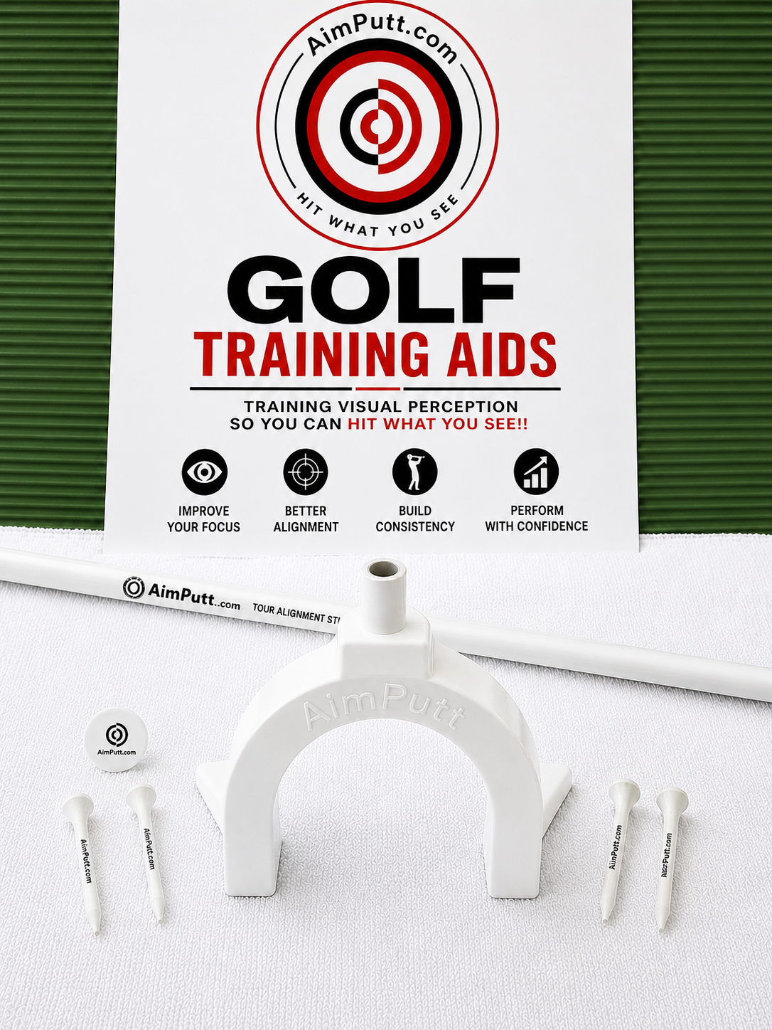 Aimputt Putting Training Aid .