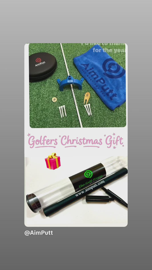 Xmas Bundle Aimputt Trainer and The Golf Worm package.